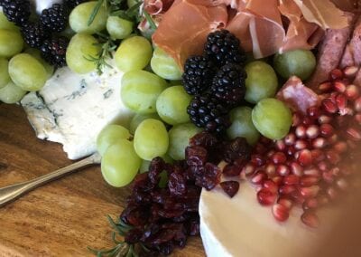 Charcuterie-Display-with-Brie