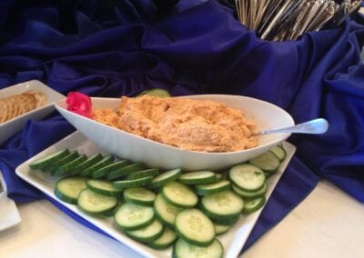 Spicy-Artichoke-and-Cheddar-Dip-with-Crisp-Cucumbers